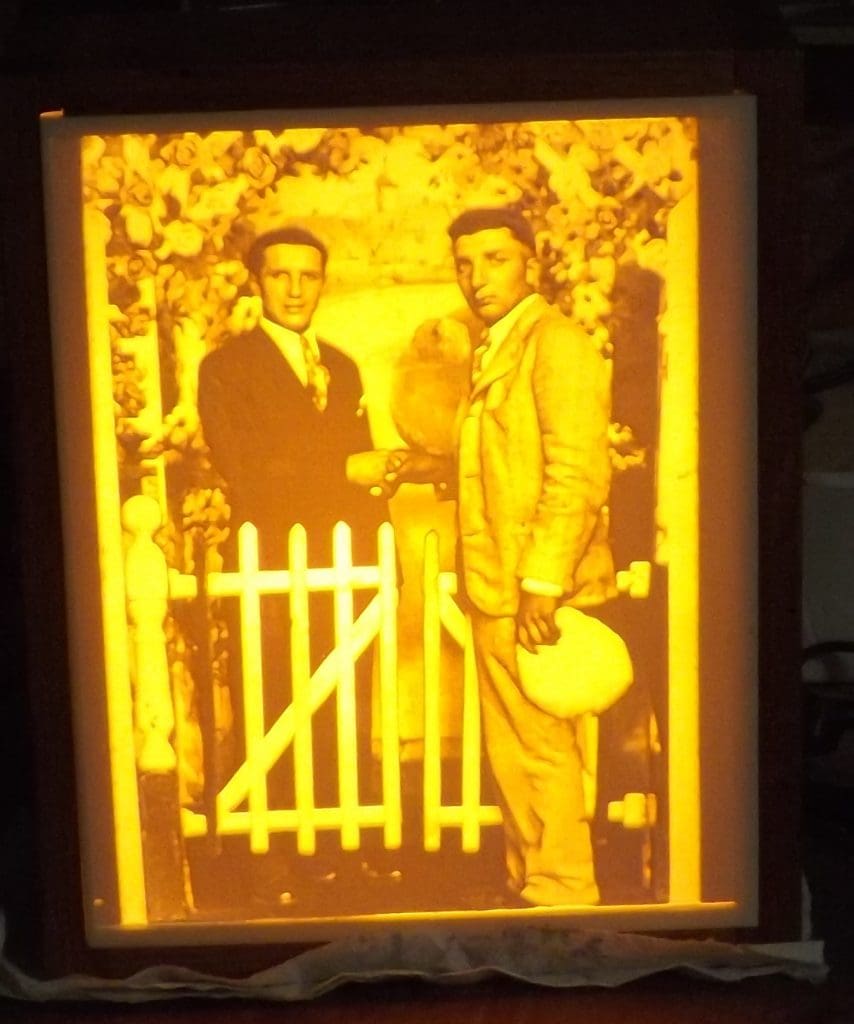 Carved historic photo Lithopane